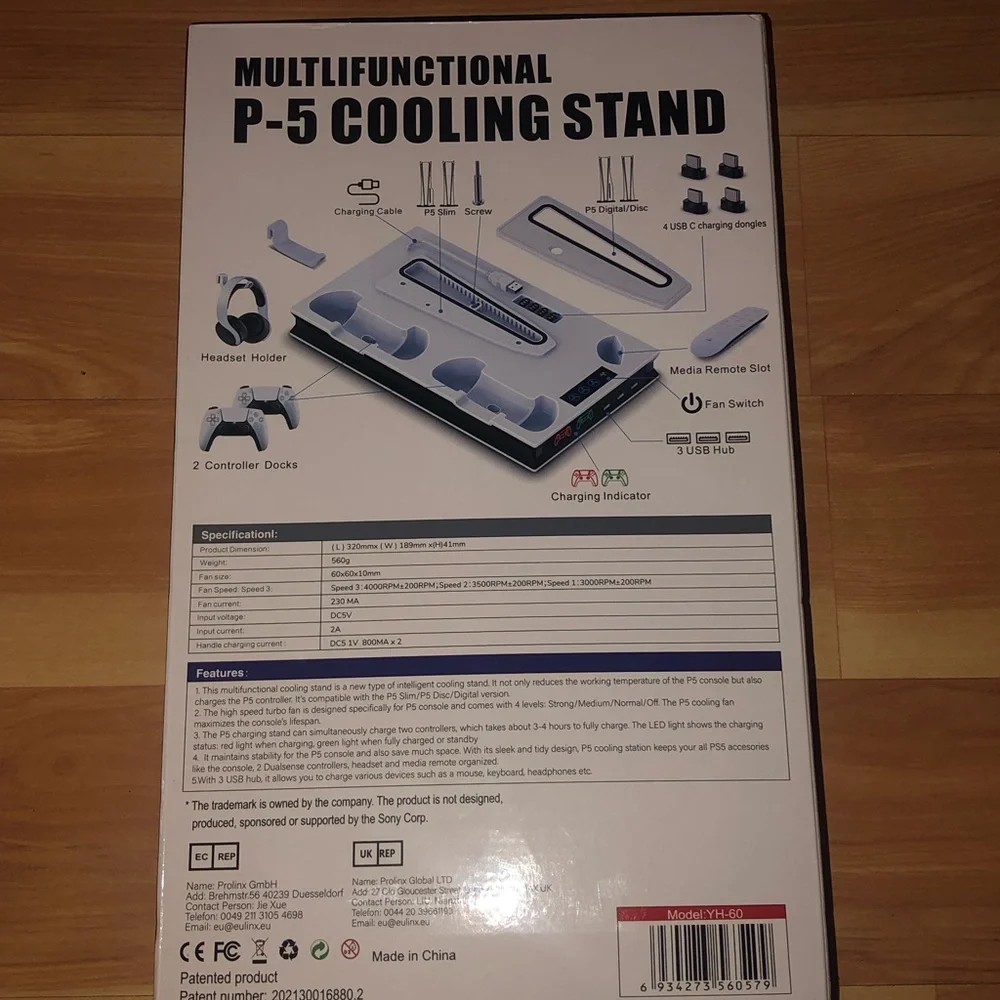 Multifunctional P-5 Cooling Stand - White